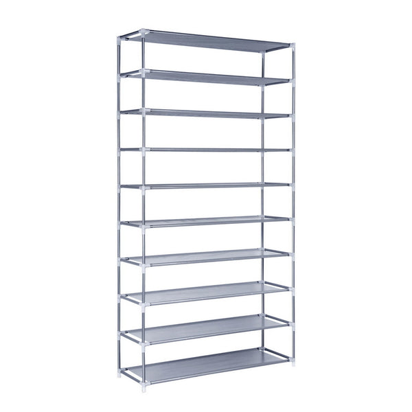 Artiss Shoe Rack Cabinet Stackable 10-Tier Grey