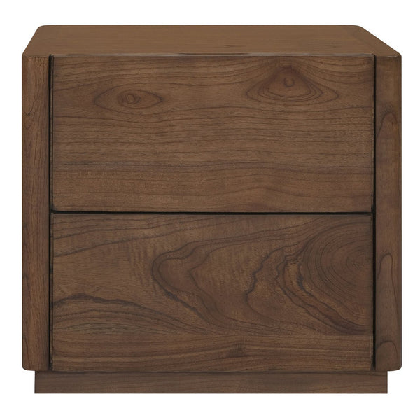 Gatsby 2-Drawer Bedside Table (Walnut)