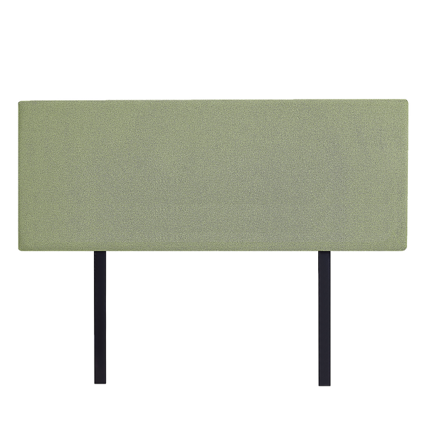 Linen Fabric Queen Bed Deluxe Headboard Bedhead - Olive Green