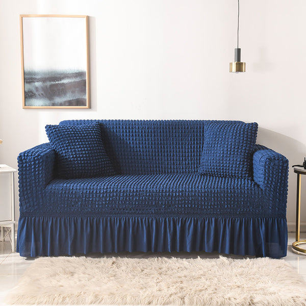 Elastic sofa cover blue (145-185cm)