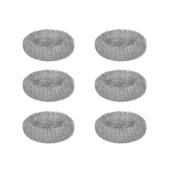 6 Pack Household Cleaning Stainless Steel Jumbo Scourers