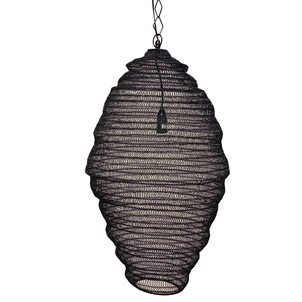 Badu Pendant Black - Sweet Pea Interiors