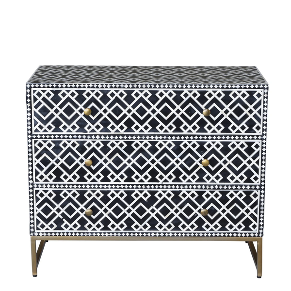 Cadiz Chest Black - Sweet Pea Interiors