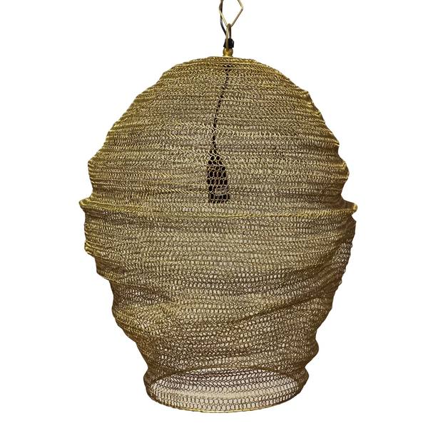 Hondu Pendant Gold - Sweet Pea Interiors