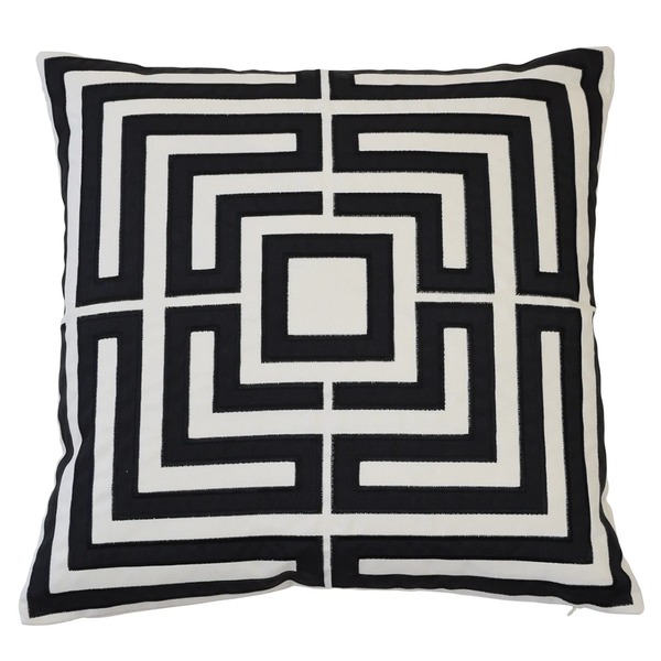 Providence Indoor/outdoor Cushion Black - Sweet Pea Interiors